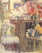Childe Hassam Celis Thaxter's Sitting Room (nn02) oil on canvas